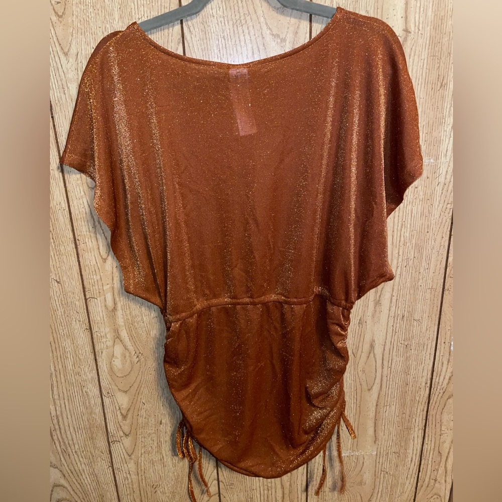 NWOT Forever 21 Shimmer Beach Coverup - Picture 3 of 9